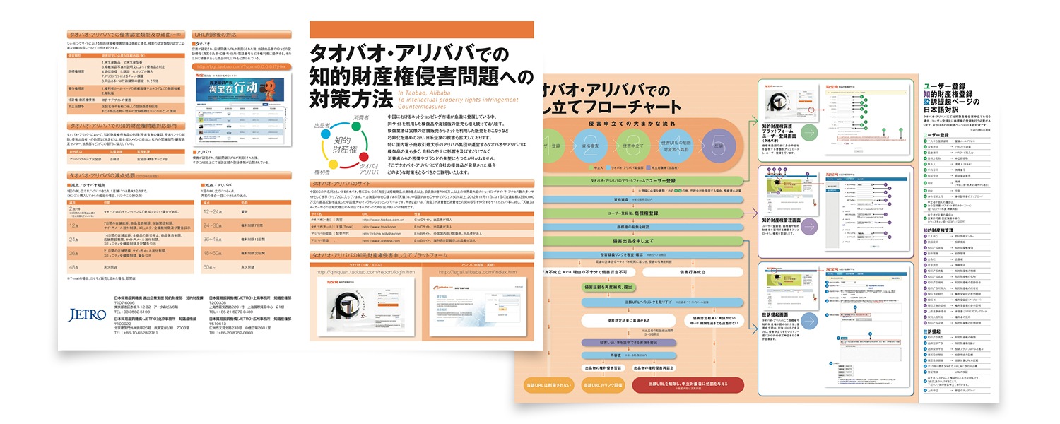 JETRO タオバオ・アリババでの知的財産権侵害問題への対策方法